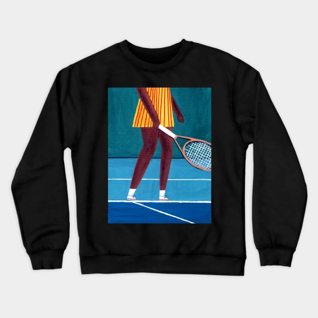 Tennis Crewneck Sweatshirt by juliealex